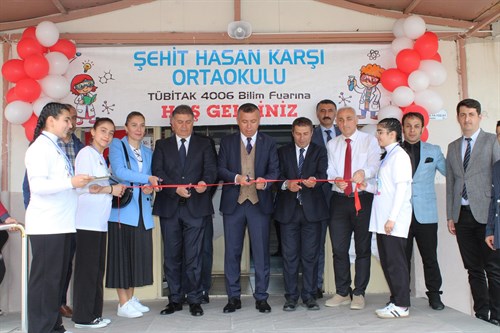 İLÇEMİZDE TÜBİTAK BİLİM FUARI DÜZENLENDİ